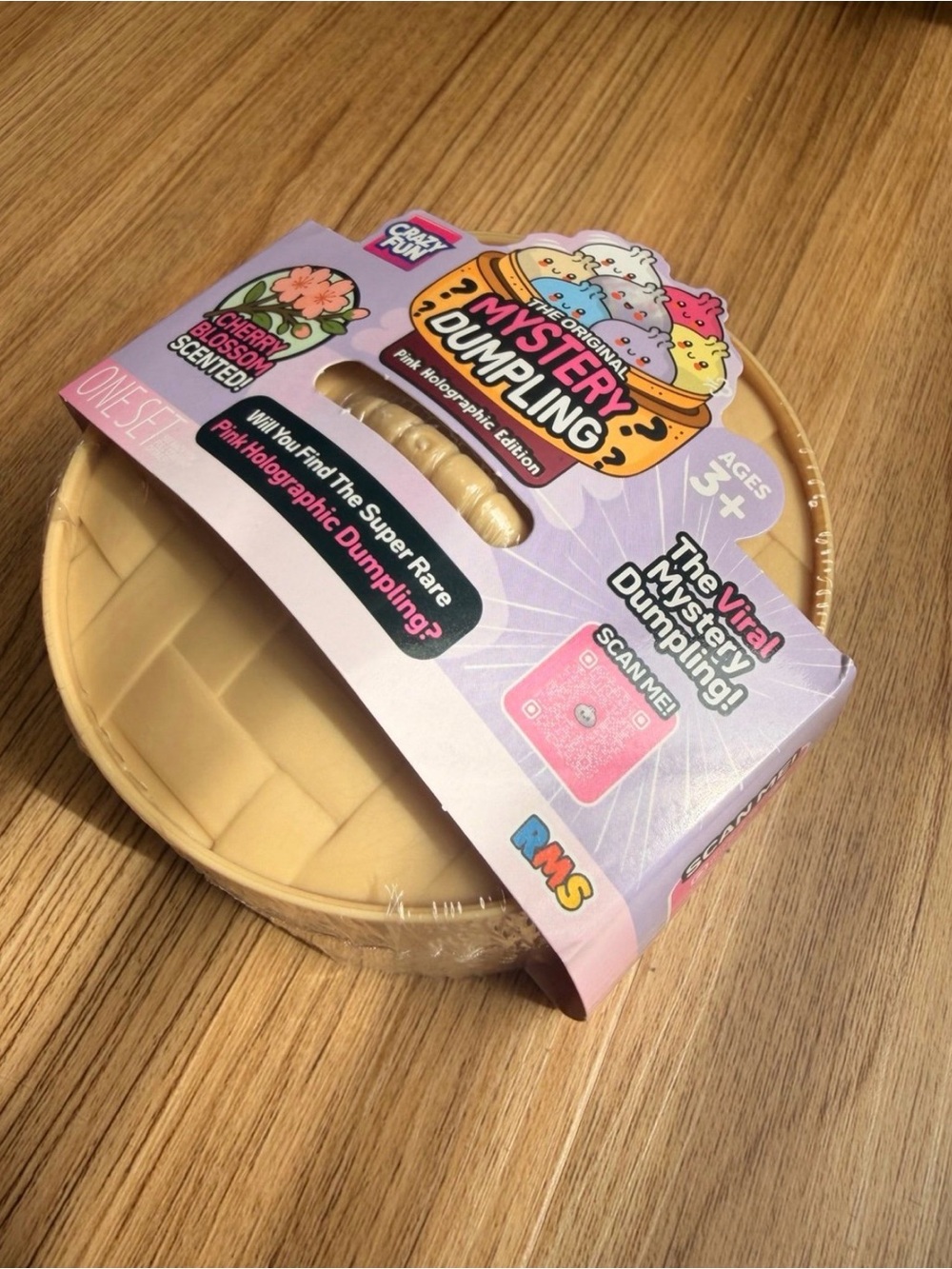 BRAND NEW Crazy Fun® Mystery Dumpling Pink Holographic Cherry Blossom Edition